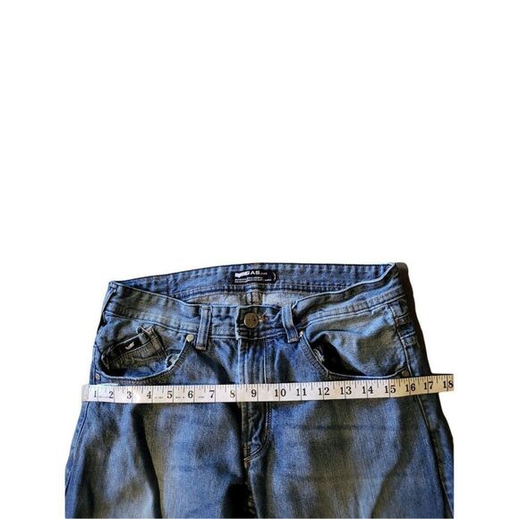 Gas Blue Denim Straight Leg Sz 34 Jeans Men - Picture 3 of 6